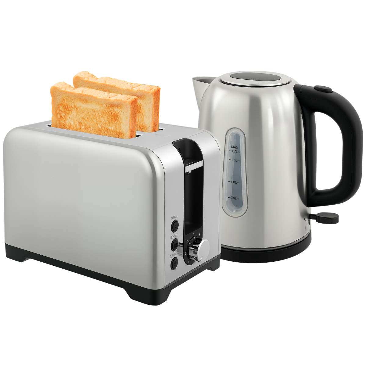HOMCOM Rapid Boil Jug Kettle and Toaster Set