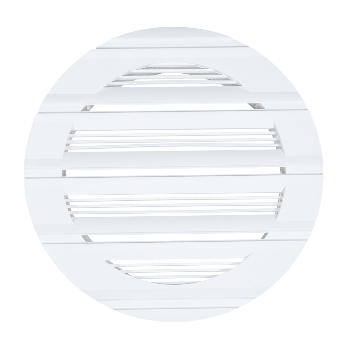Round Bella Vent Through Wall Ventilation Kit with 100mm Pipe and Brown Vent