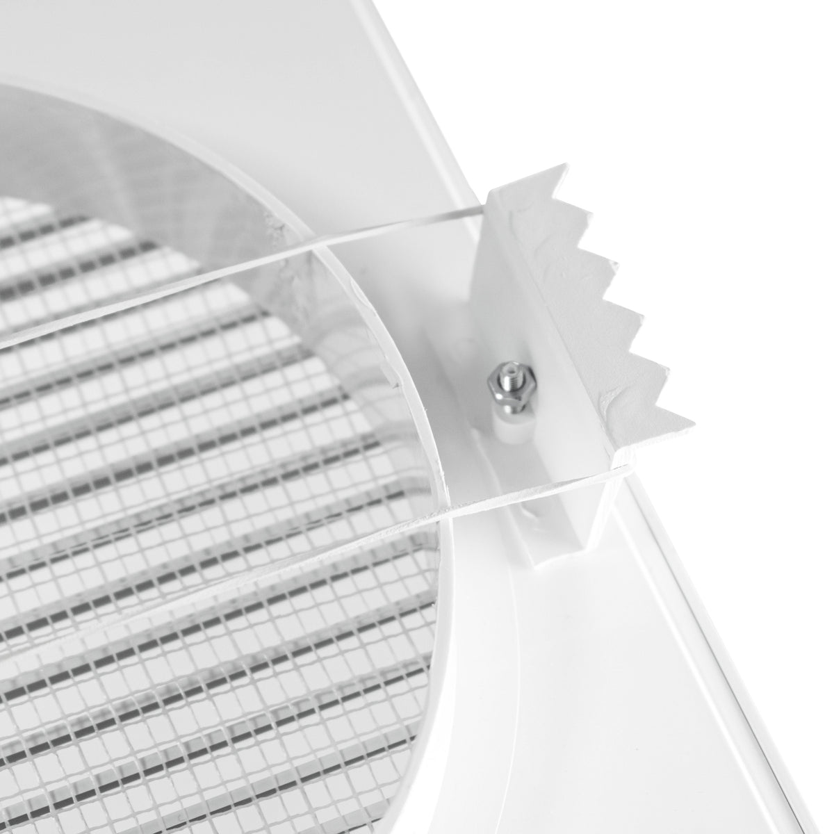 DL0163 Louvre Vent Through Wall Ventilation Kit 100mm Pipe with Graphite Vent