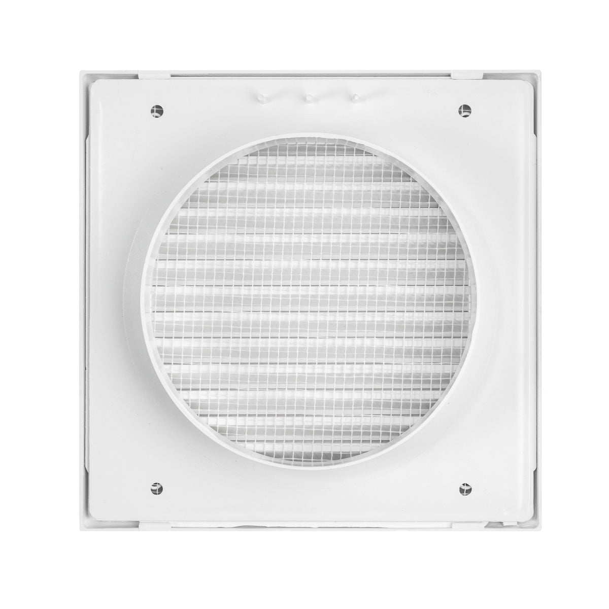 Duo Smart DS4178 Vent Through Wall Ventilation Kit 100mm Pipe with White Vent