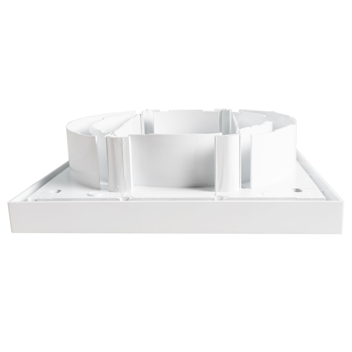 VC-KR0153 Louvre Vent Through Wall Ventilation Kit 100mm Pipe with Brown Vent