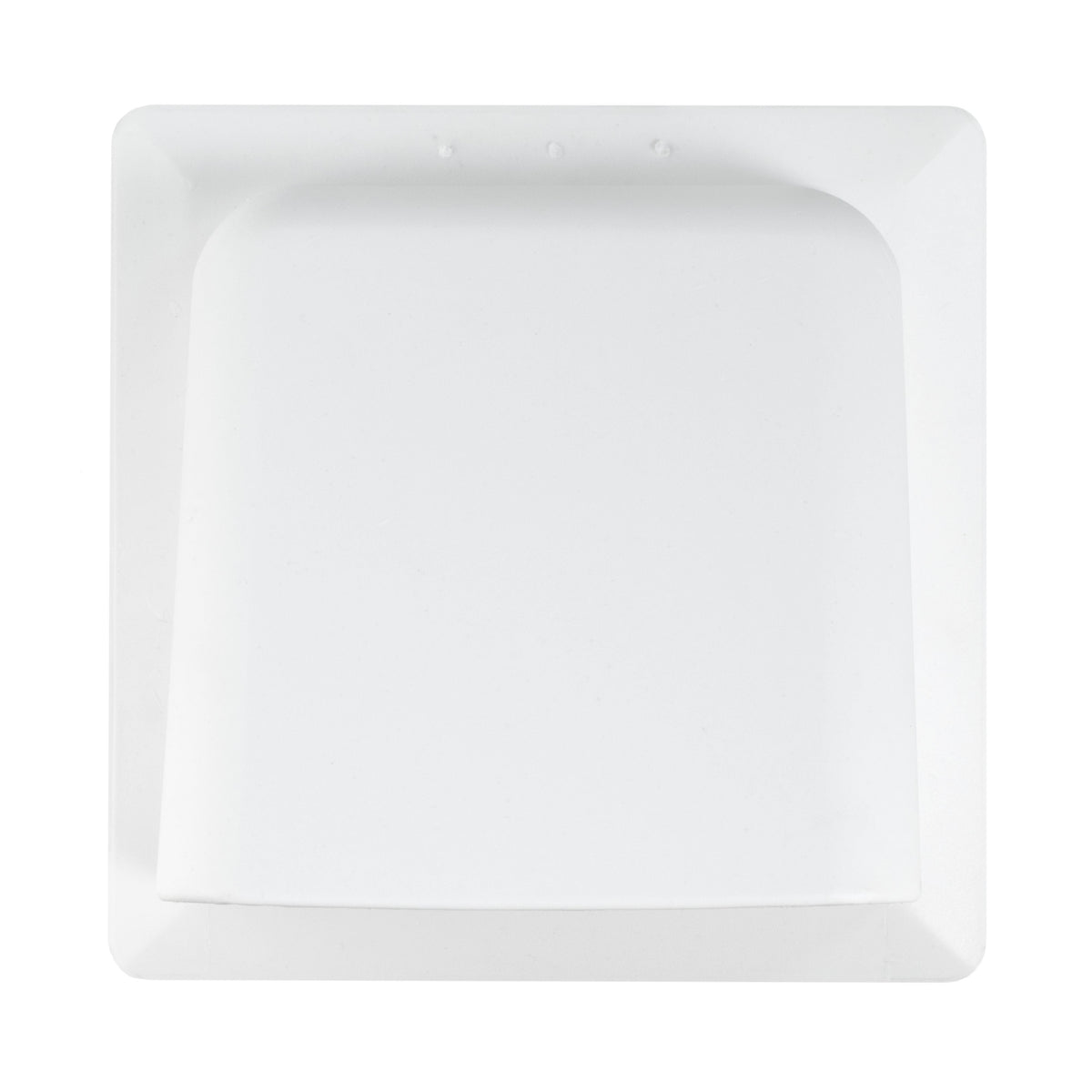 VC-KR0153 Louvre Vent Through Wall Ventilation Kit 100mm Pipe with White Vent