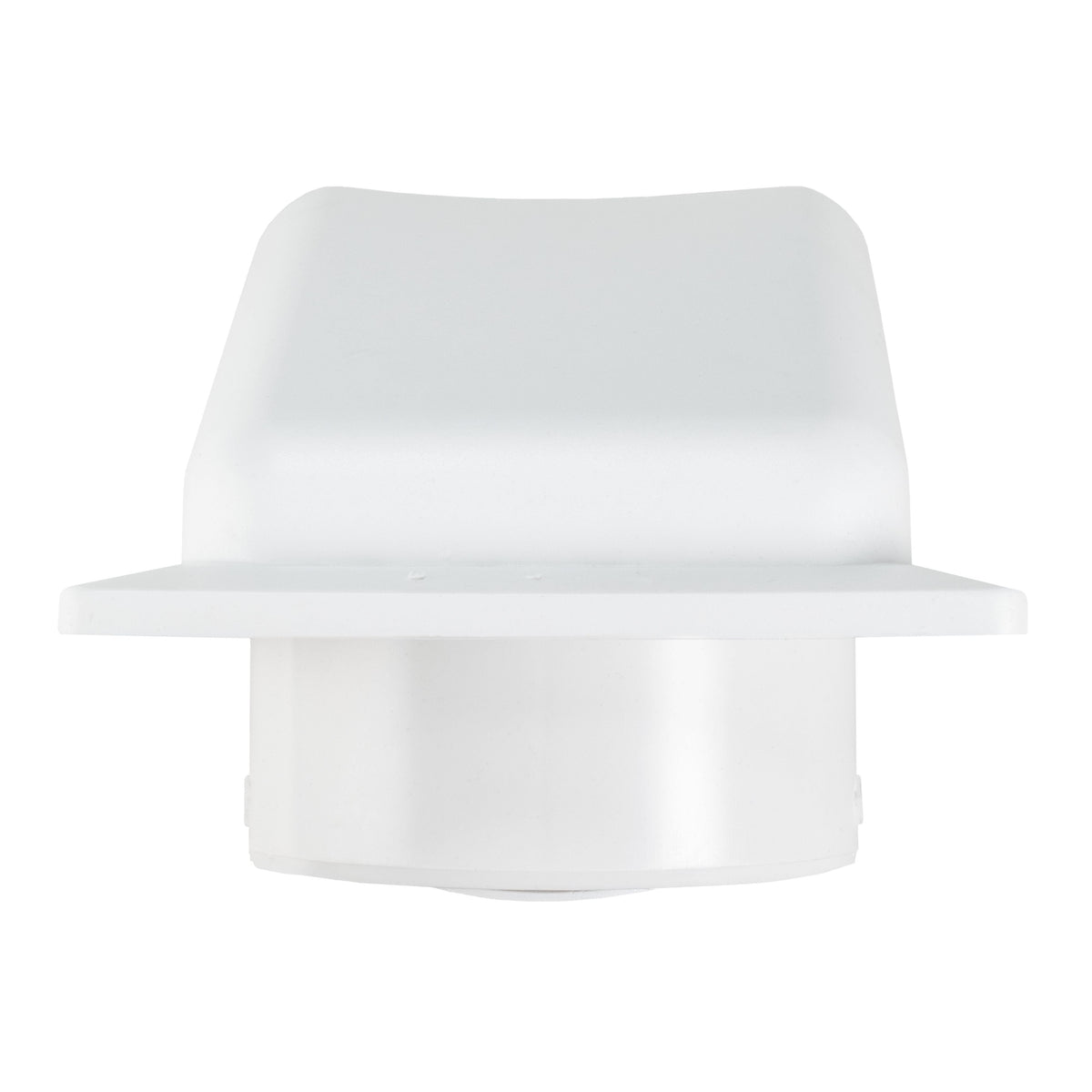Round Bella Vent Through Wall Ventilation Kit with 100mm Pipe and White Vent