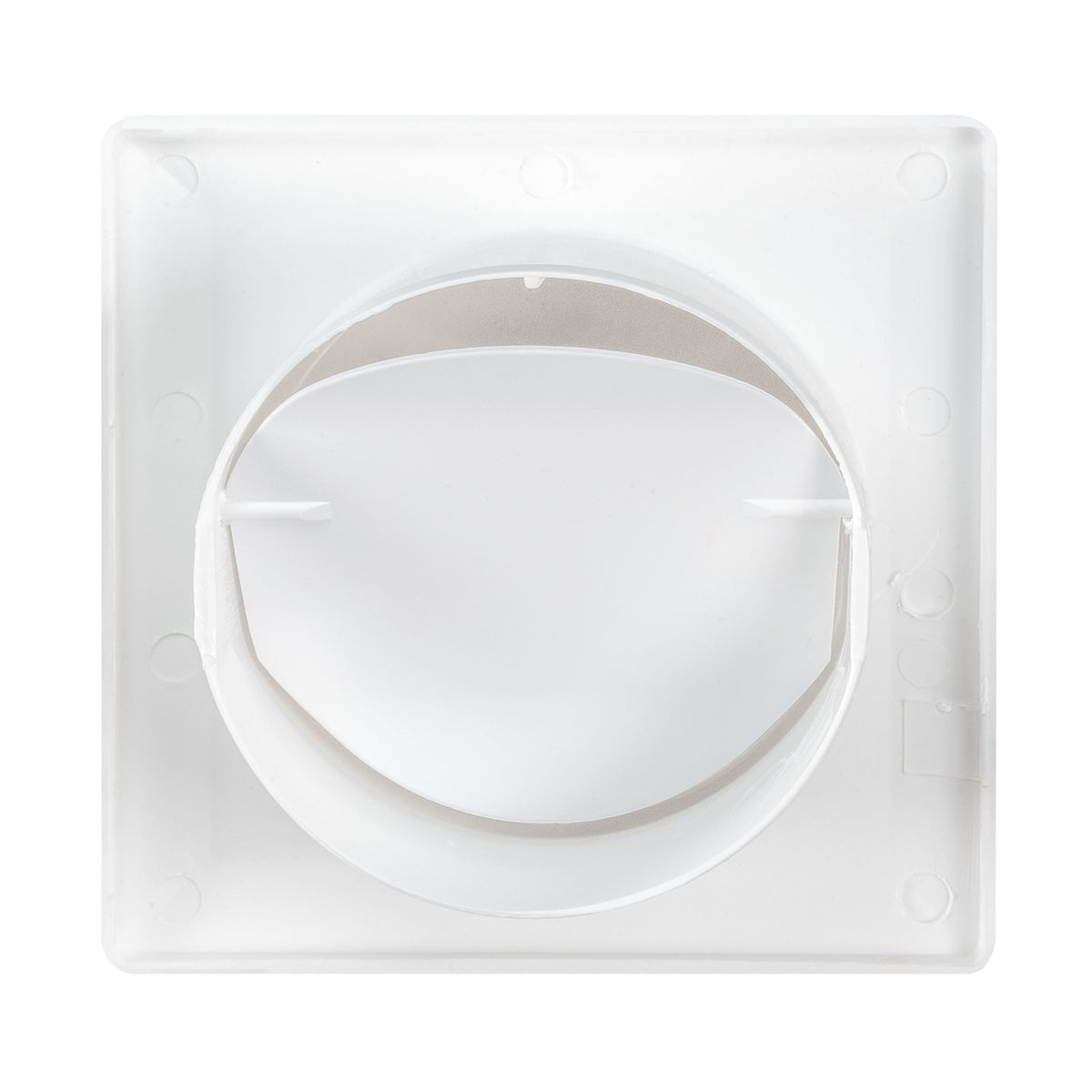 Rico Pull-Cord Switch Fan Through Wall Ventilation Kit 100mm Pipe White Vent