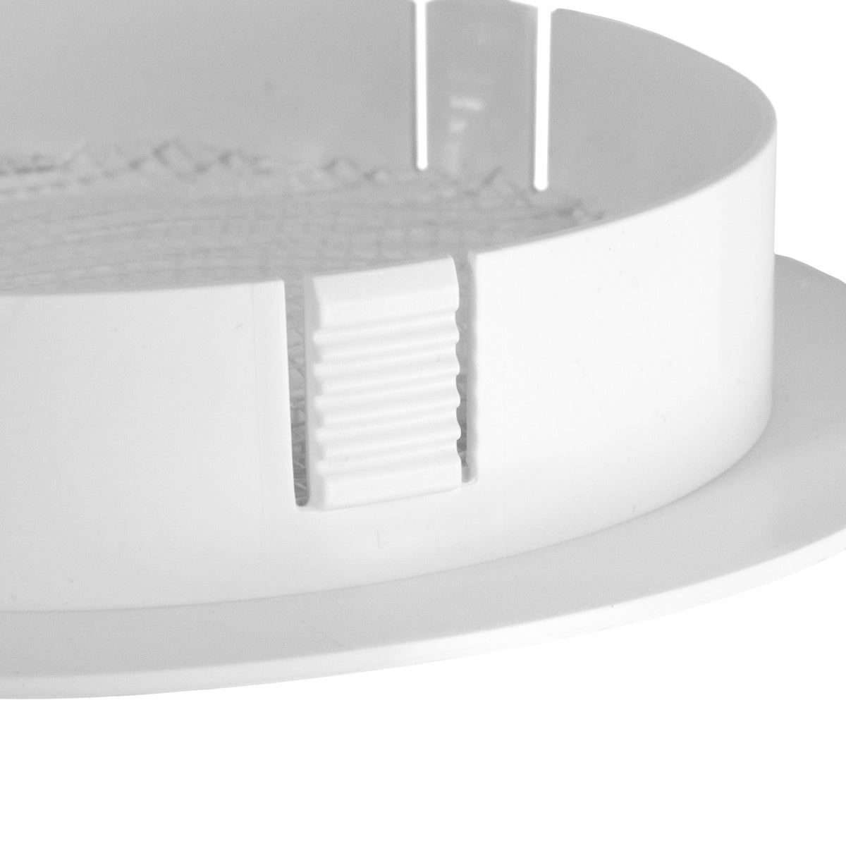 VC-KRO0184 Round Louvre Vent Through Wall Ventilation Kit 100mm Pipe Graphite