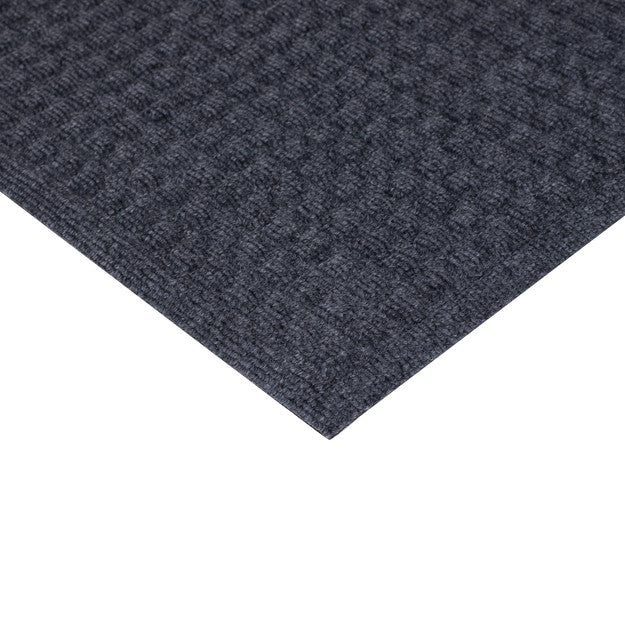 Eco Friendly Waffles Pattern Door Mat - Grey