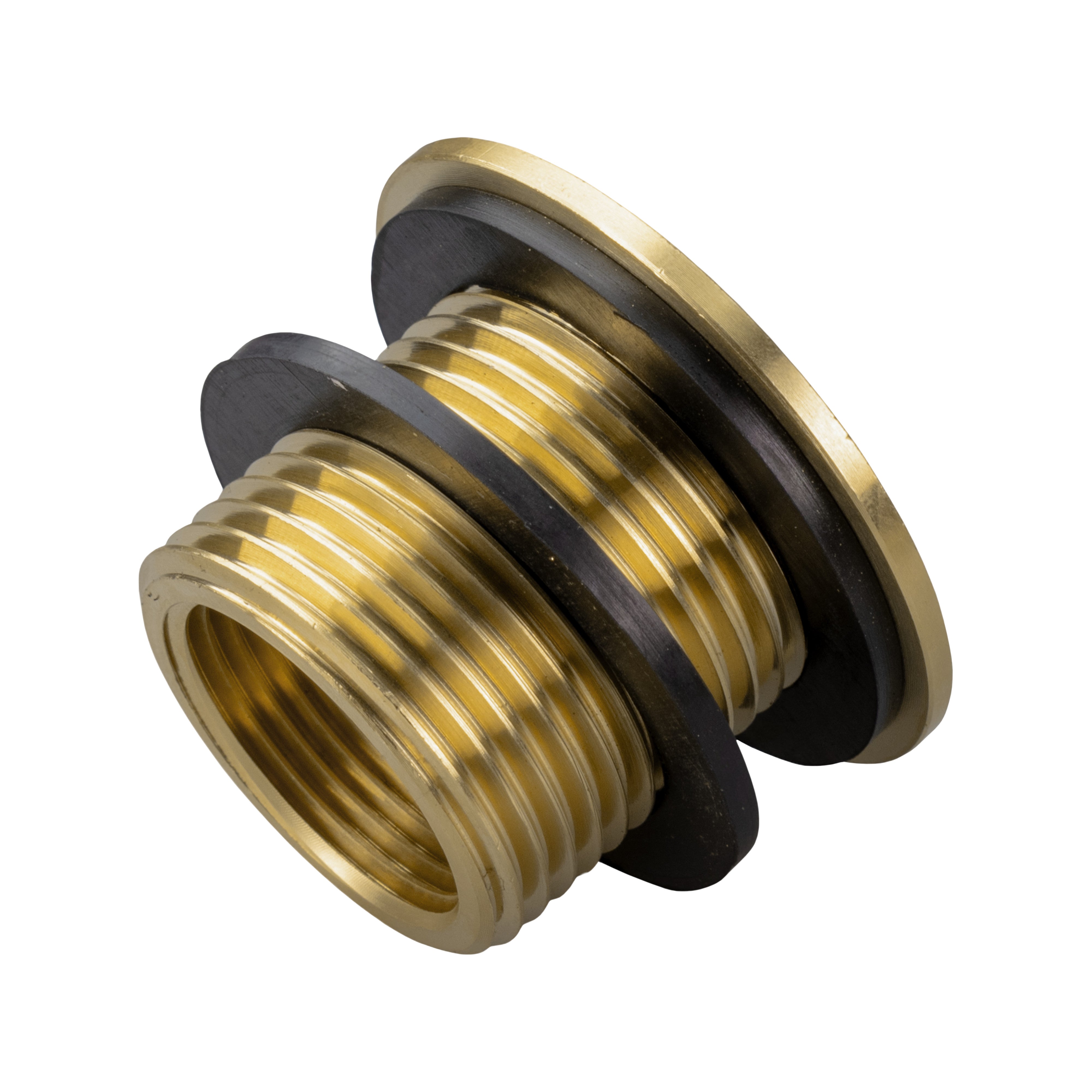 Water Butt Brass Kit 3/4" with Lever Tap Hose Barb and Side Lock