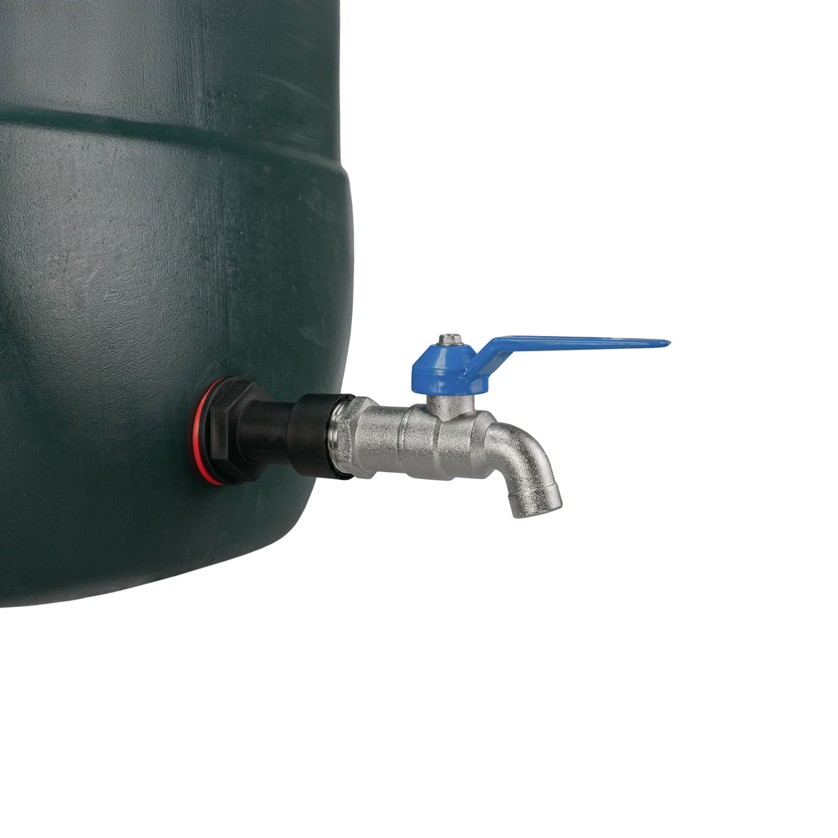 Water Butt Extension Kit 1/2in with Blue Tap + 21mm Drill Bit Hose Pipe Fitting
