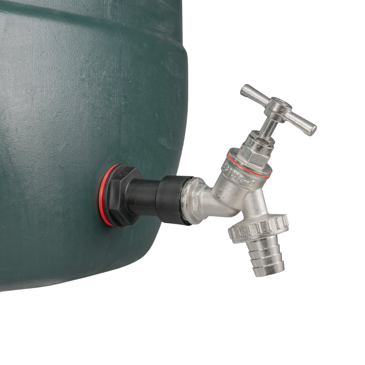 Water Butt Extension Kit 1/2in with Nickel Plated Barbed Tap + 21mm Drill Bit