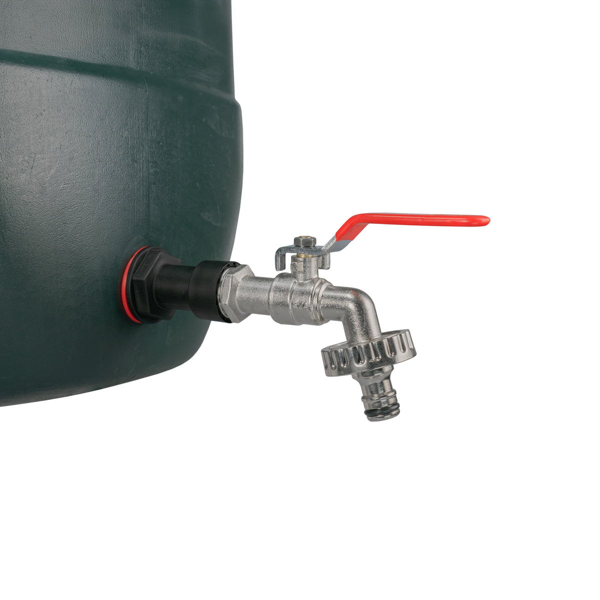 Water Butt Extension Kit 3/4in with Quick Connect Lever Tap + 27mm Drill Bit