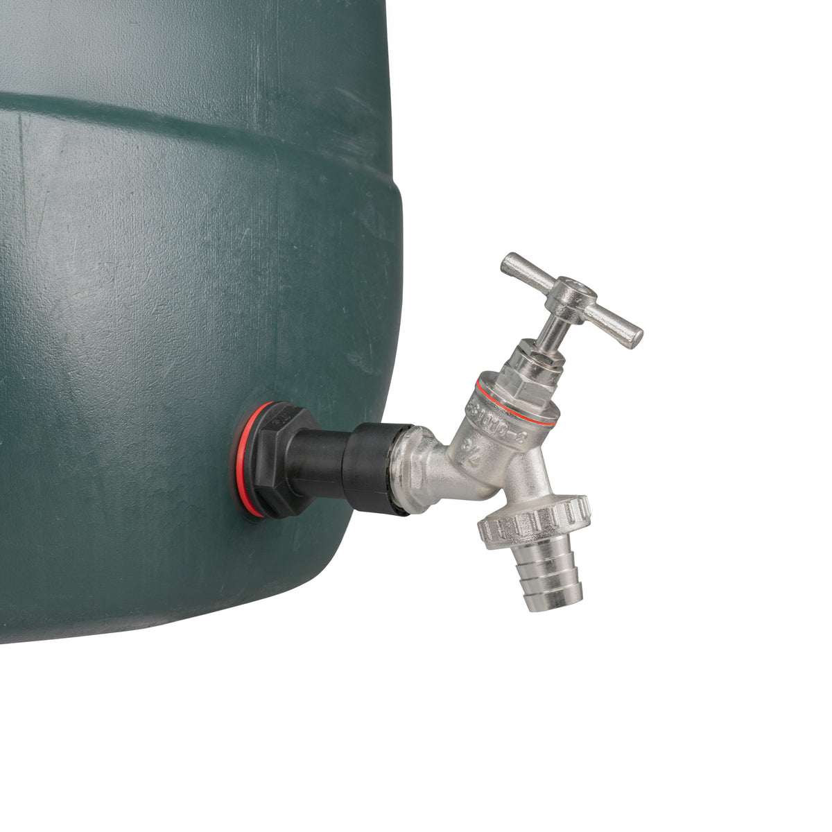 Water Butt Extension Kit 3/4in with Nickel Plated Barbed Tap + 27mm Drill Bit