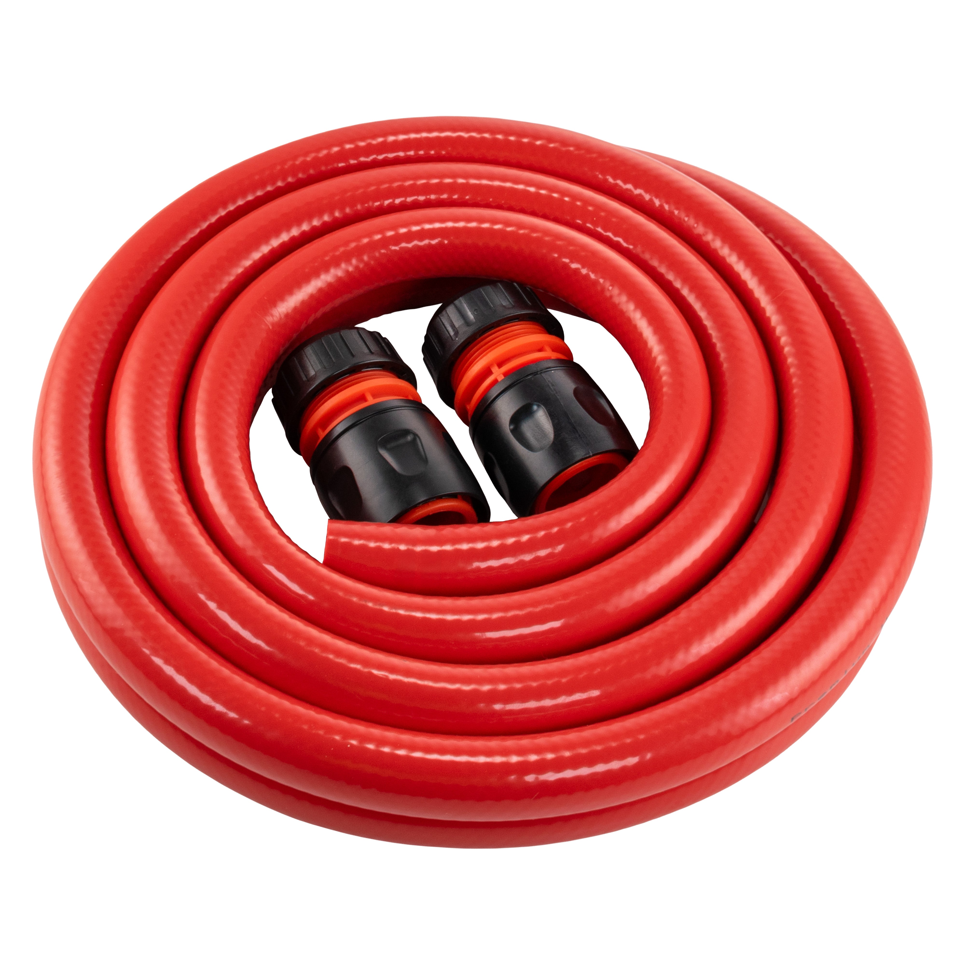 Water Hose Red Set 12.5mm Pipe (Black Connectors)