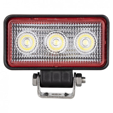 Truck LED Red Line 3 LED Compact Mini Rectangular Flood Lamp