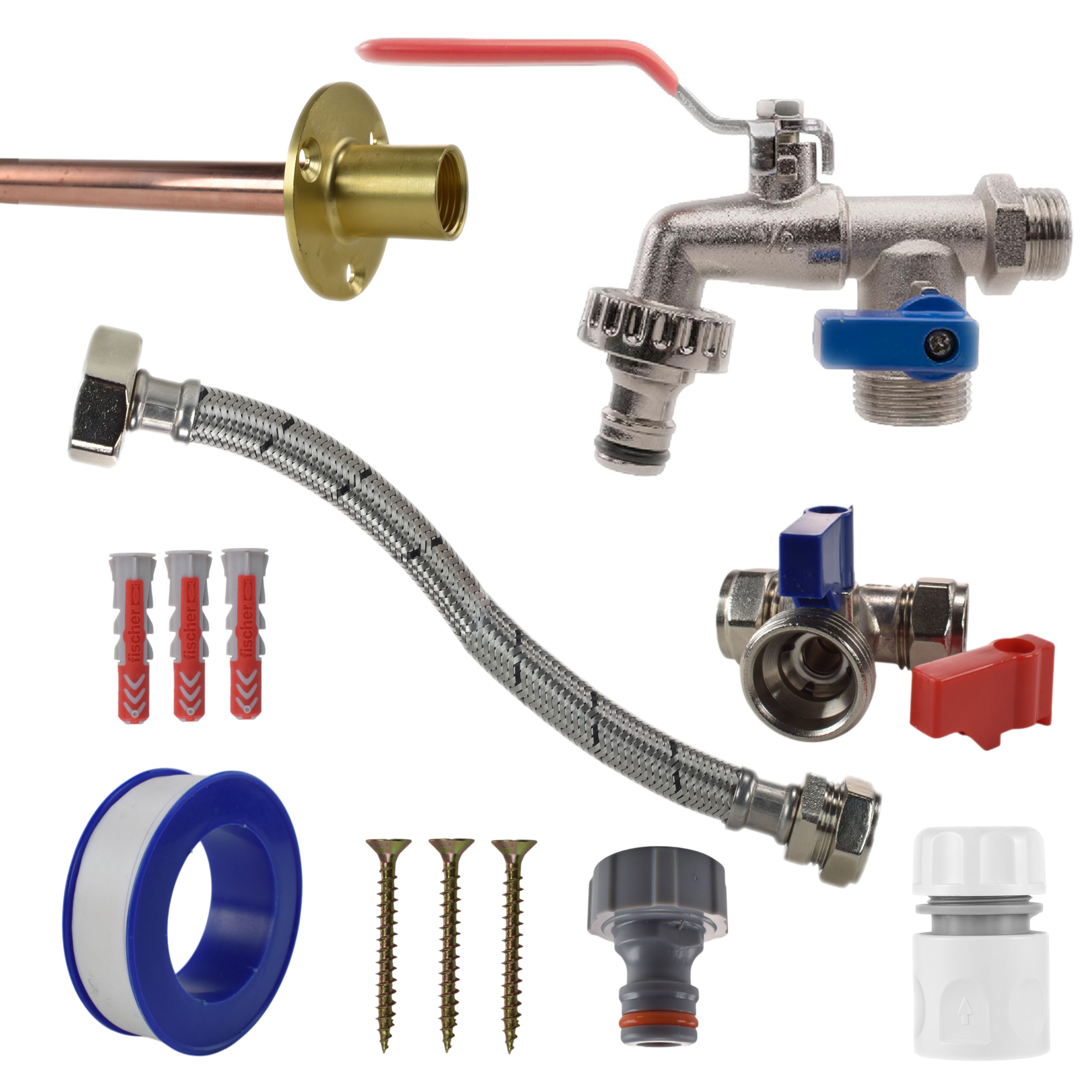 Double Lever Tap BASIC Connection Kit