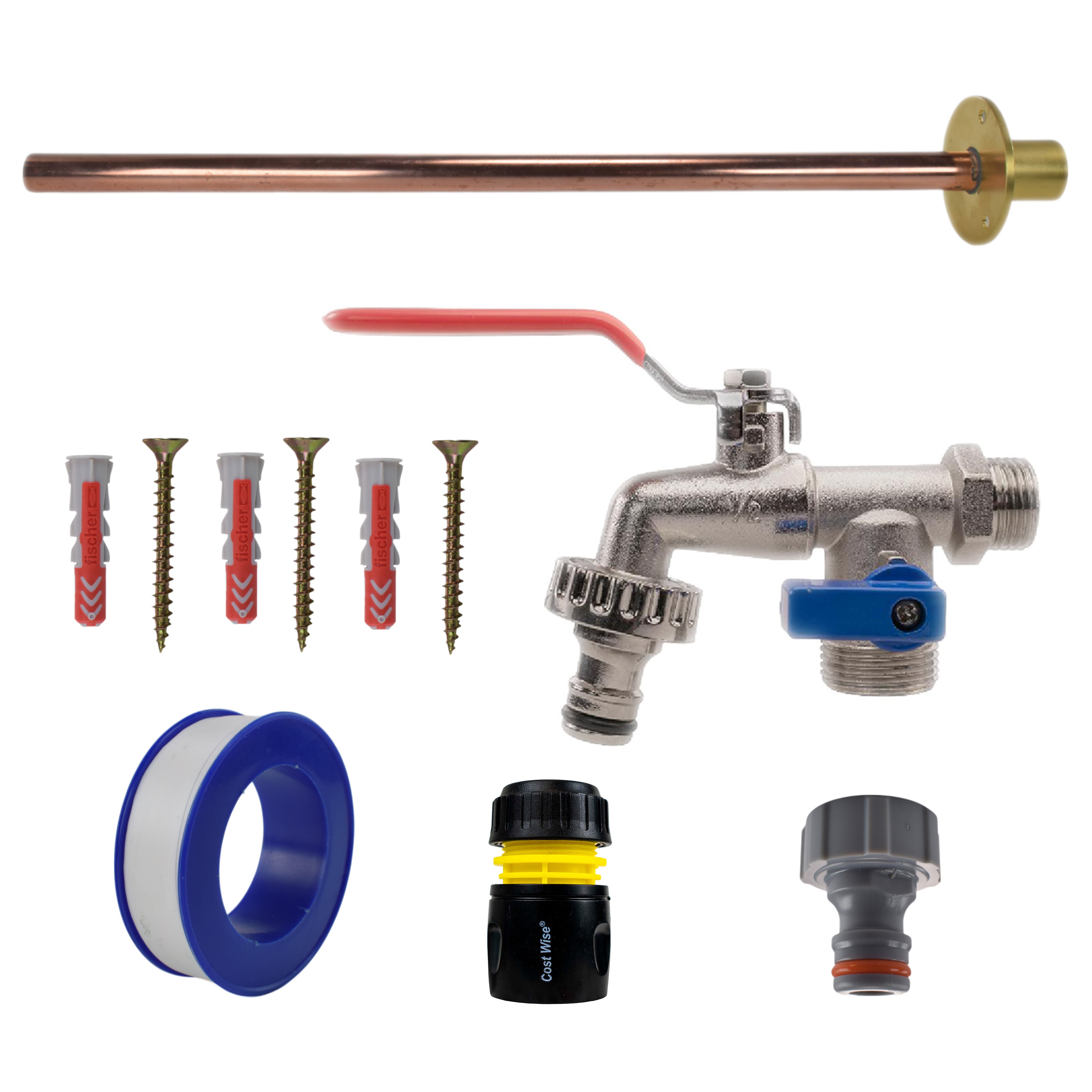 Double Lever Tap BASIC Connection Kit