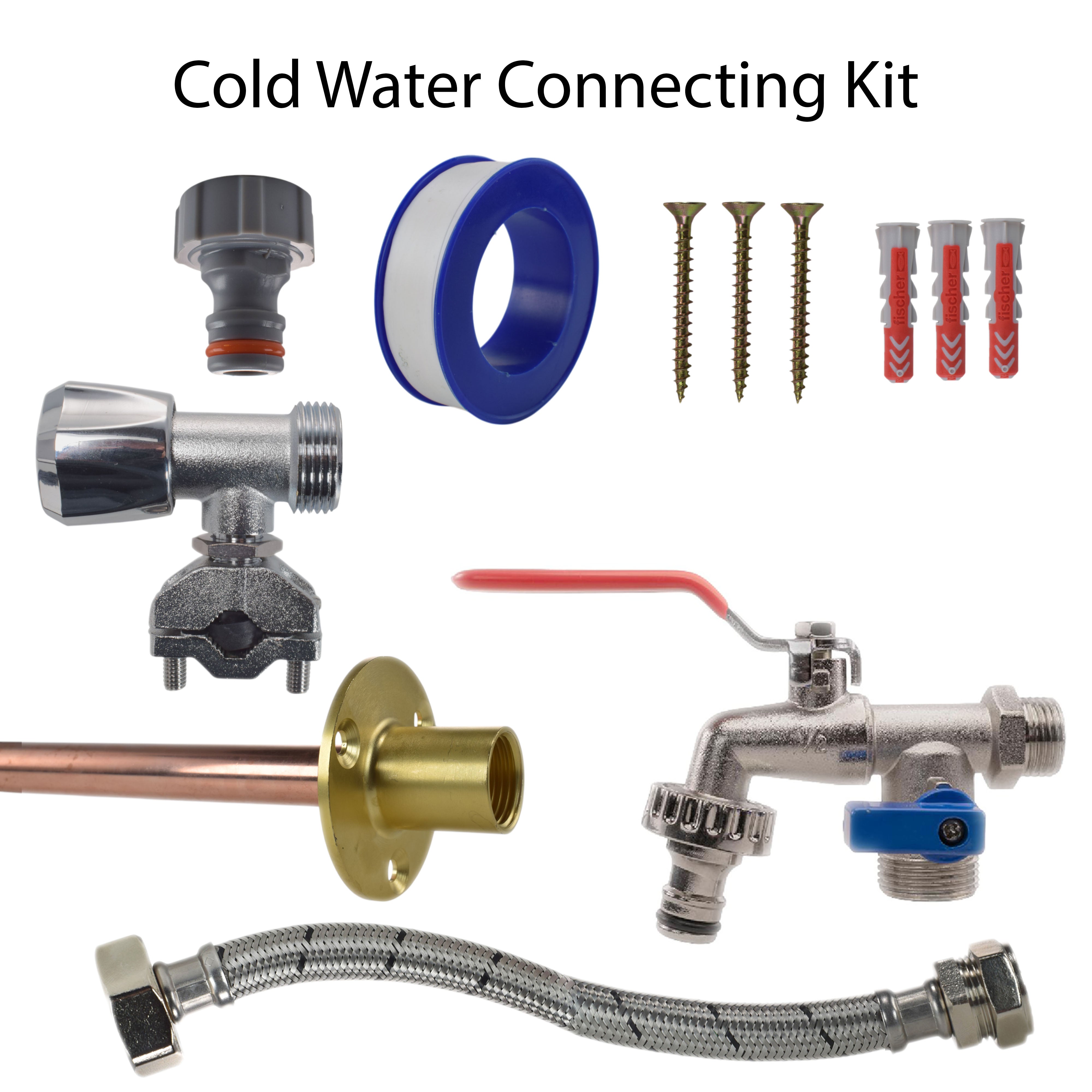 Double Lever Tap FULL Connection Kit