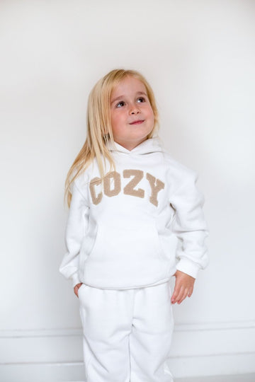 COZY Mini Tracksuit Off-White Set