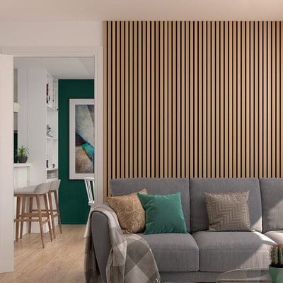 Immerse Acoustic Panelling Single Length (2400mm x 27mm x 12mm) - All Colours