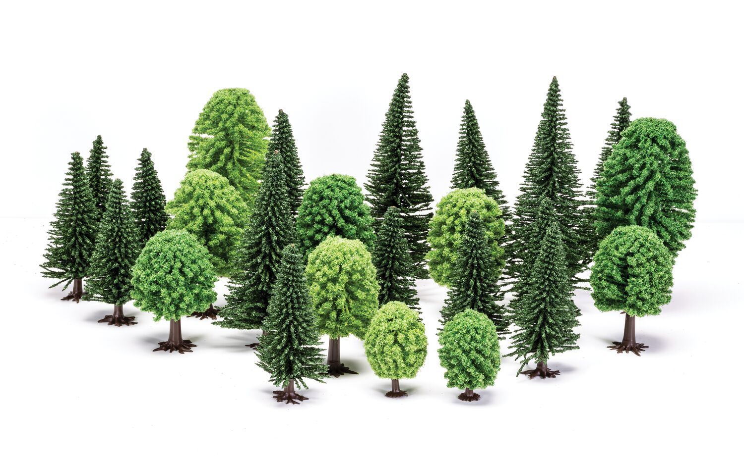 Hornby SkaleScenics R7201 Hobby' Mixed (Deciduous and Fir) Trees (20 pack)