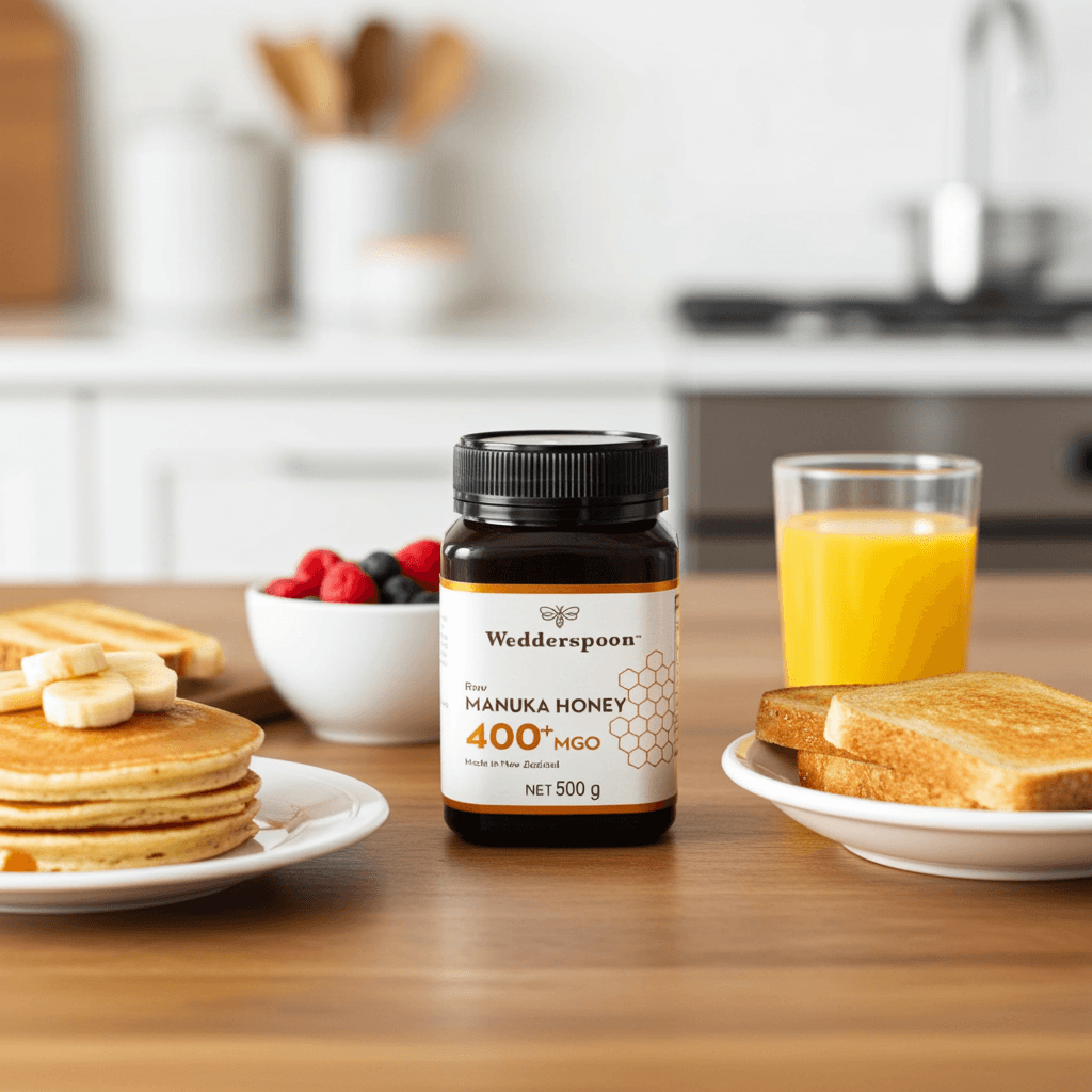Wedderspoon Raw Manuka Honey 400 MGO – 500g