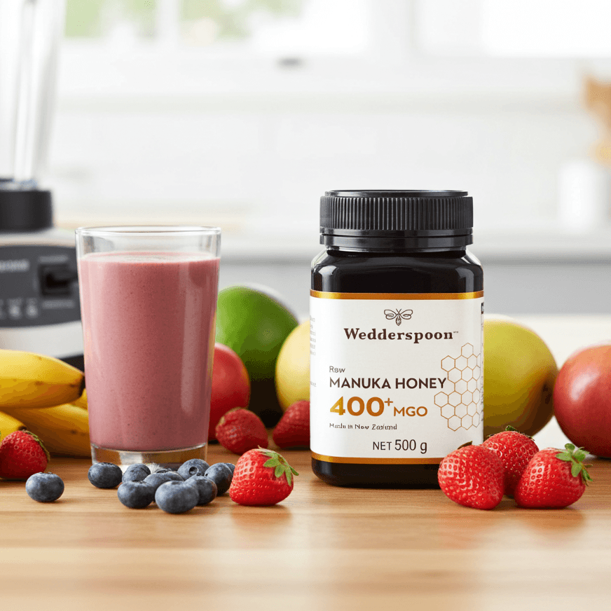Wedderspoon Raw Manuka Honey 400 MGO – 500g