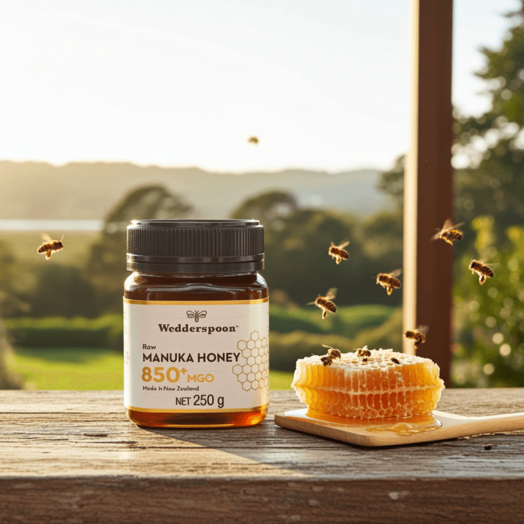 Wedderspoon Raw Manuka Honey 850 MGO – 250g