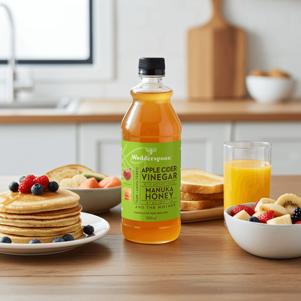 Wedderspoon Apple Cider Vinegar with Manuka Honey – 750ml