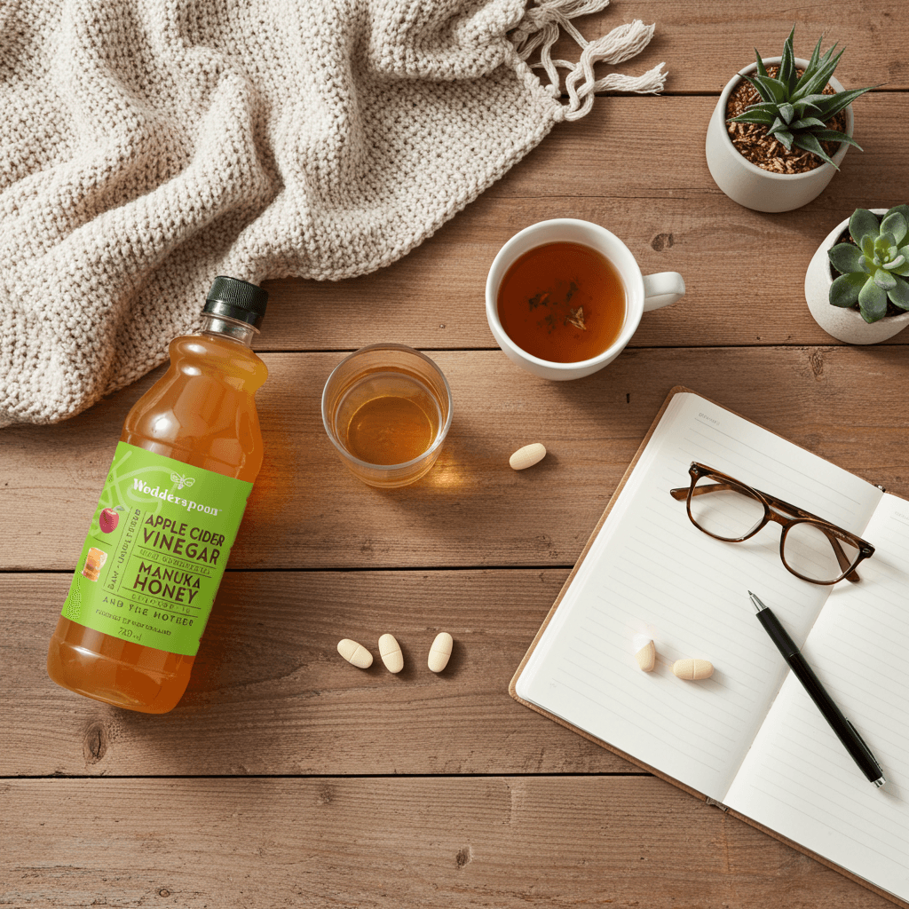 Wedderspoon Apple Cider Vinegar with Manuka Honey – 750ml