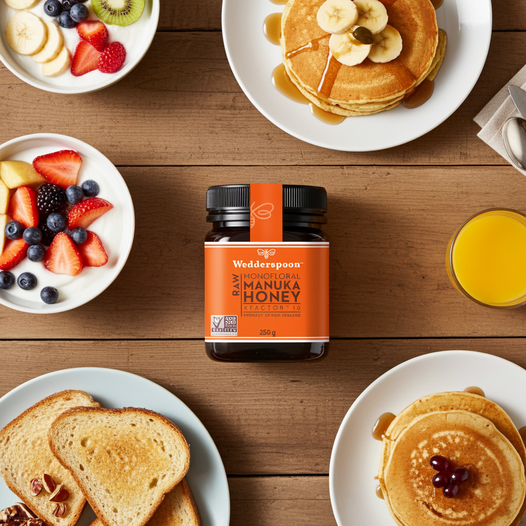 Wedderspoon Raw Manuka Honey KFactor 16+ – 250g