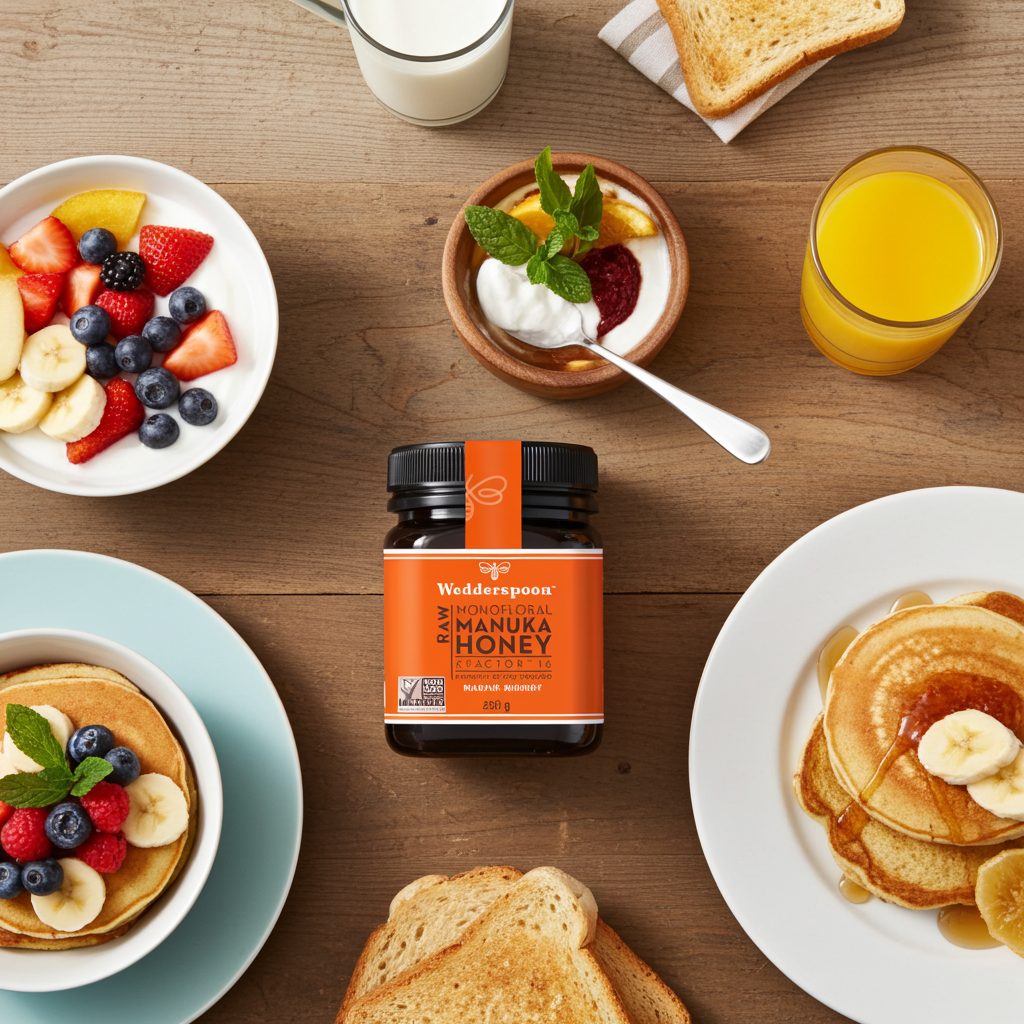 Wedderspoon Raw Manuka Honey KFactor 16+ – 250g