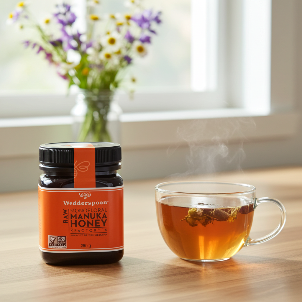 Wedderspoon Raw Manuka Honey KFactor 16+ – 250g