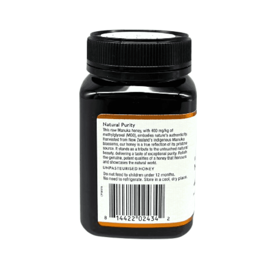 Wedderspoon Raw Manuka Honey 400 MGO – 500g