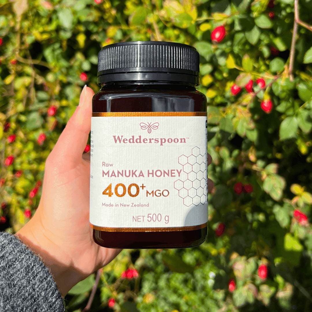 Wedderspoon Raw Manuka Honey 400 MGO – 500g