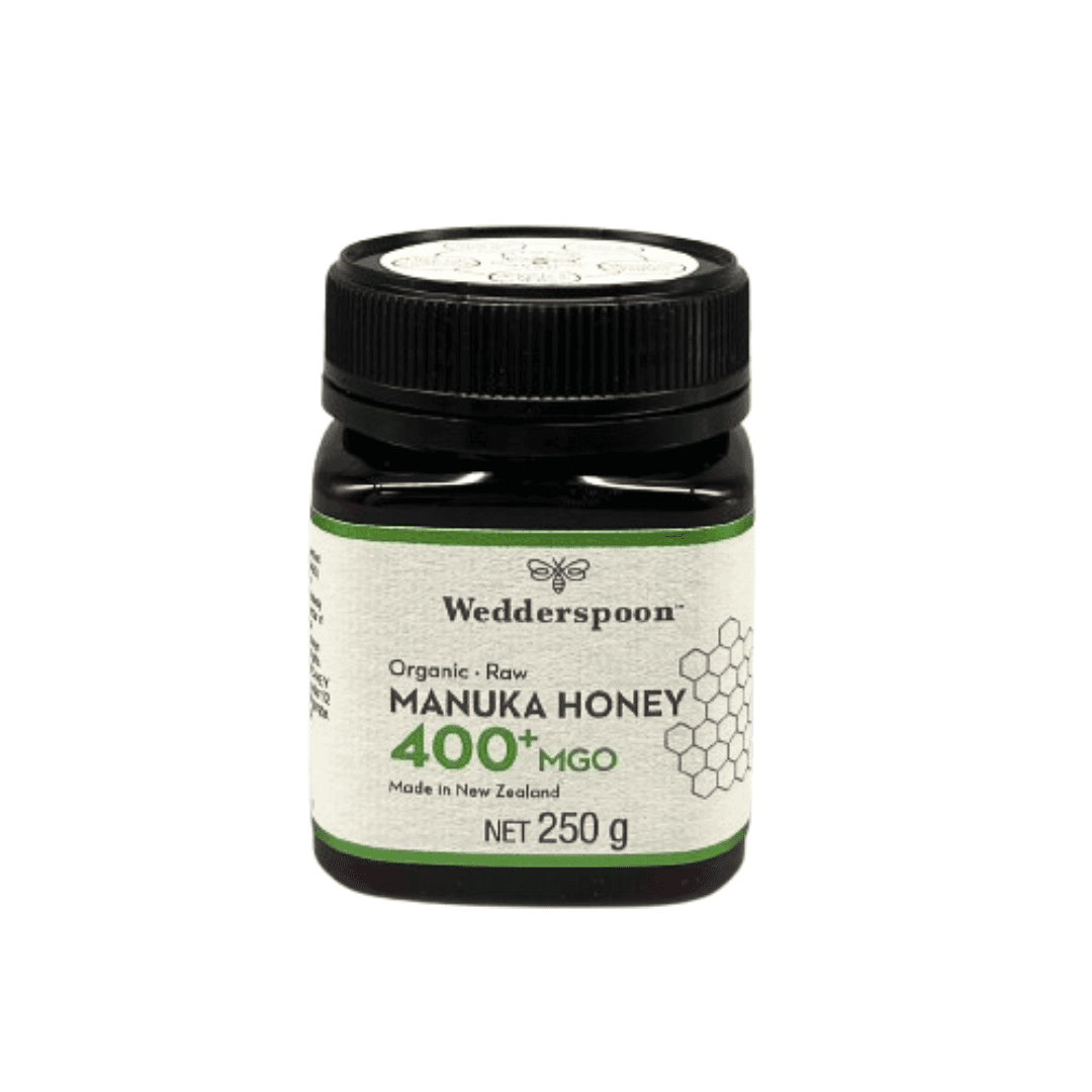 Wedderspoon Raw Organic Manuka Honey 400 MGO – 250g