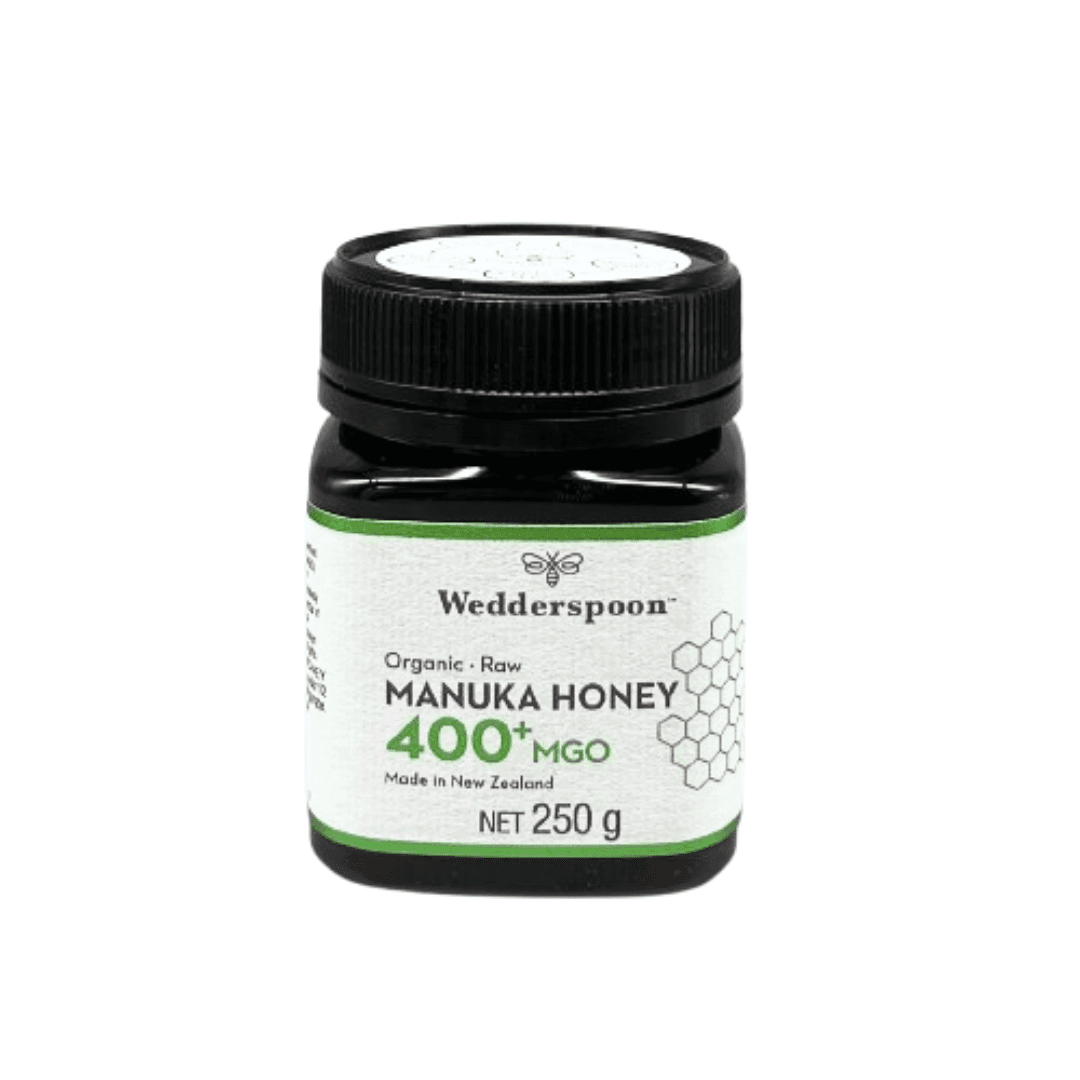 Wedderspoon Raw Organic Manuka Honey 400 MGO – 250g