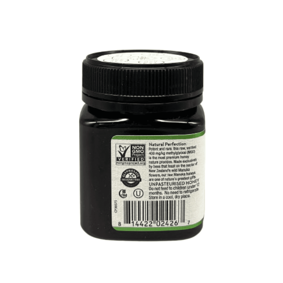 Wedderspoon Raw Organic Manuka Honey 400 MGO – 250g