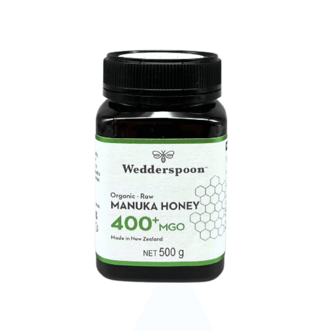 Wedderspoon Raw Organic Manuka Honey 400 MGO – 500g