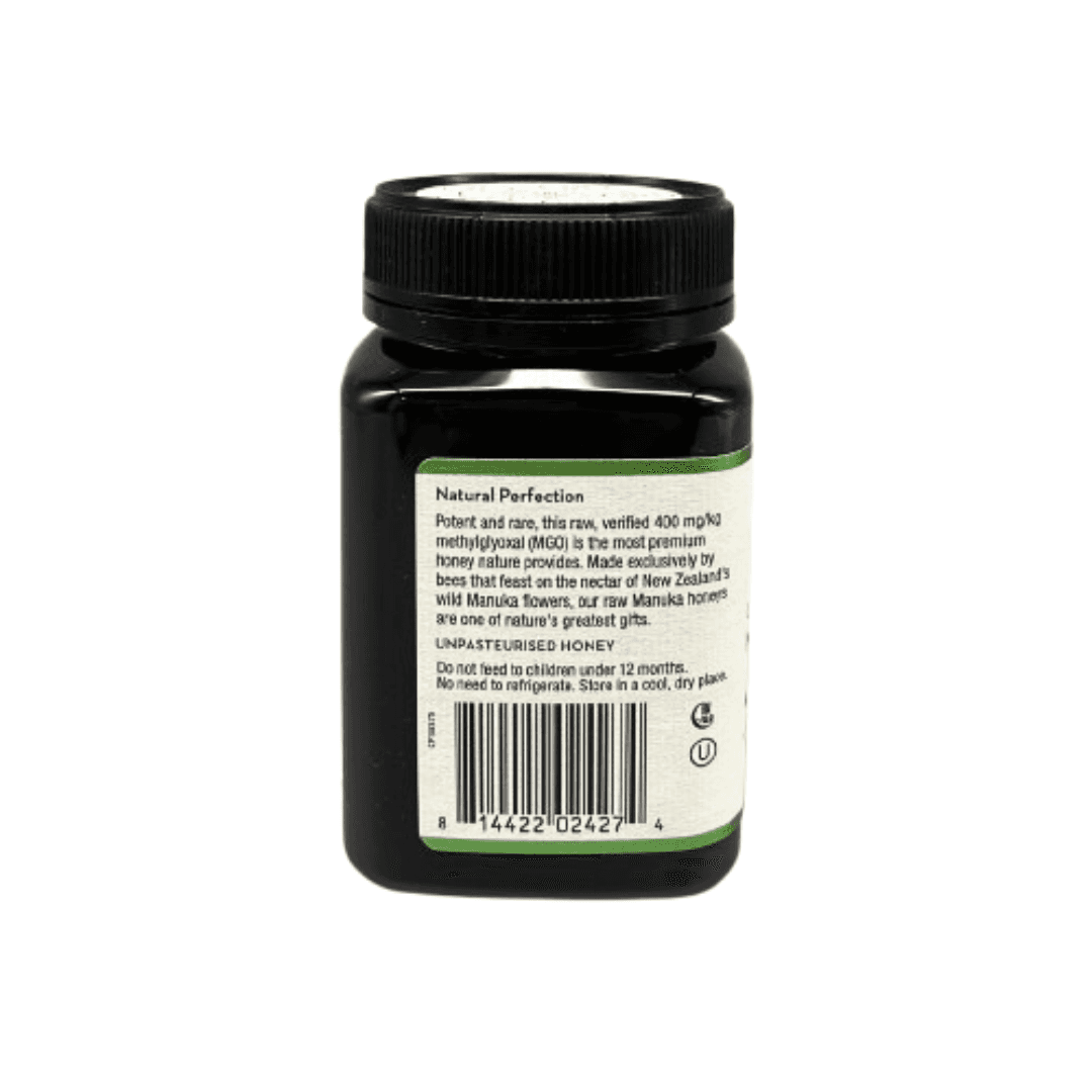 Wedderspoon Raw Organic Manuka Honey 400 MGO – 500g