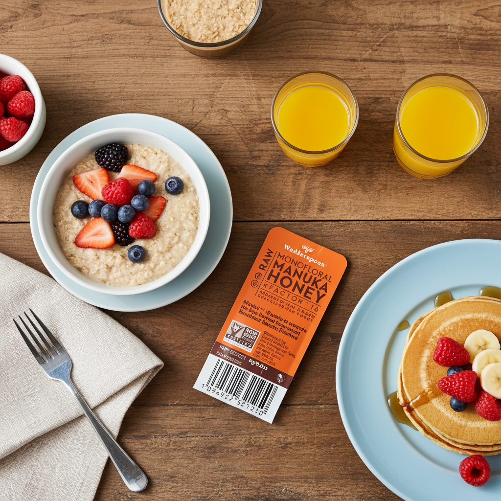 Wedderspoon Manuka Honey On The Go – KFactor 16+ Snap Packs (24 x 5g)