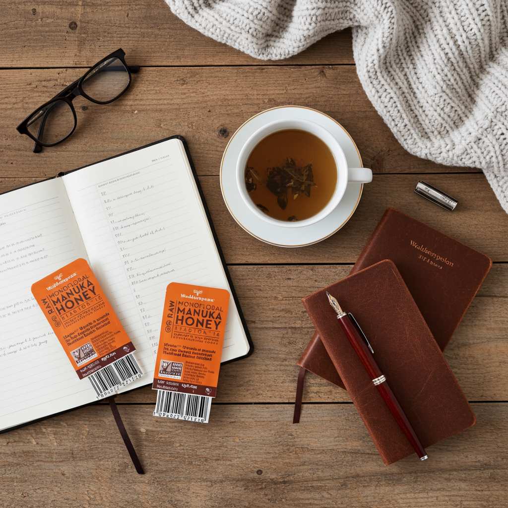 Wedderspoon Manuka Honey On The Go – KFactor 16+ Snap Packs (24 x 5g)