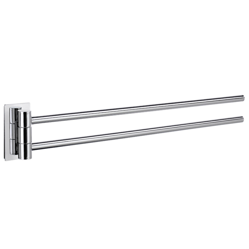 Smedbo Pool Double Swing Arm Towel Rail ZK326 Polished Chrome 44cm