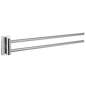 Smedbo Pool Double Swing Arm Towel Rail ZK326 Polished Chrome 44cm