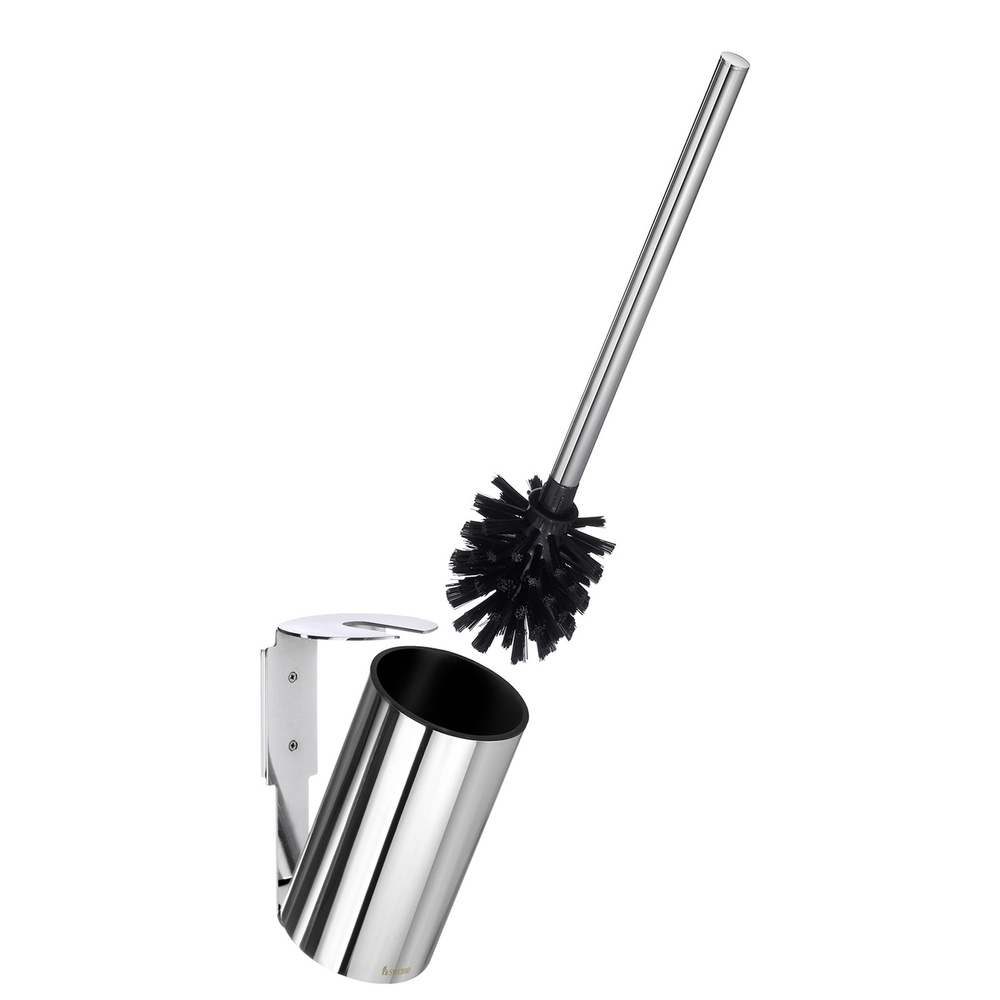 Smedbo Pool Wall Toilet Brush Set ZK332 Polished Chrome