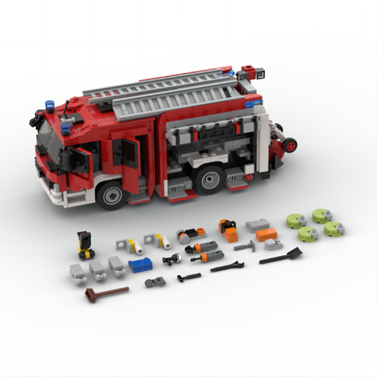 Building Blocks Model Fire Engine Kit