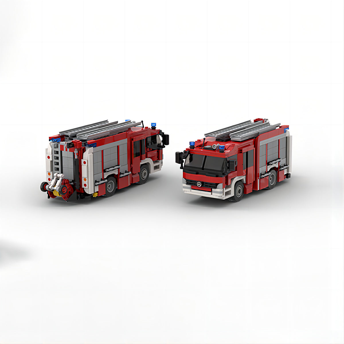 Fire Engine Box Model Building Blocks Model Fire Engine Kit – Empire Warehouse