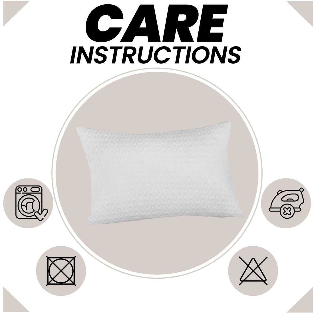 Air Flow Unique Luxury Hotel Quality Pillow Premium Fibre Filling for Superior Comfort and Support by OLIVIA ROCCO