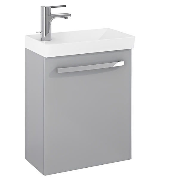 Aquatrend 455mm Wall Hung Base Unit & Basin - All Colours