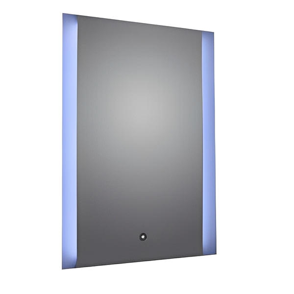 Ashbourne Rectangular Mirror w/ Frosted LED Side Lights - All Sizes