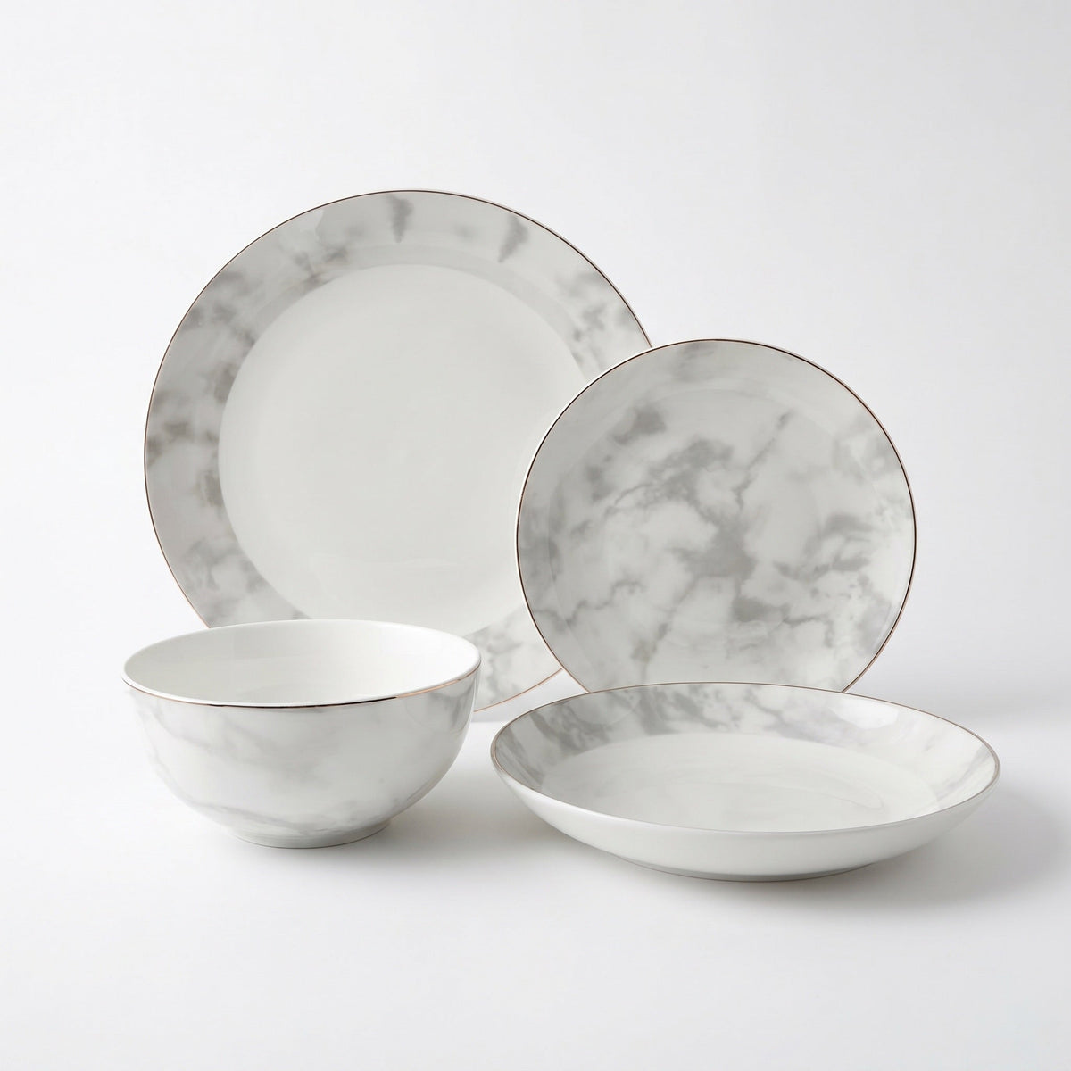Aurelia 16-Piece Fine Bone China Dinner Set