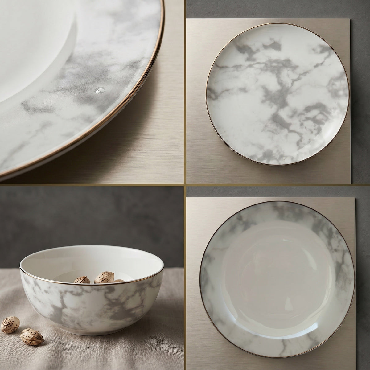 Aurelia 16-Piece Fine Bone China Dinner Set